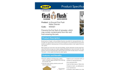 BARR - In-Ground Water Diverter Specifications
