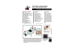 Model Tiger 4 Quad - Shear Shredder Brochure
