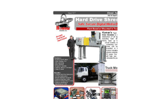Model Tiger Electro - Shear Heavy Duty Hard Drive Shredder Brochure