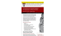 Comprehensive Industrial Hygiene: The Application of Basic Principles Brochure