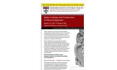 Safety in Design and Construction: A Lifecycle Approach Brochure
