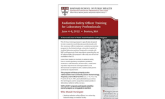 Radiation Safety Officer Training for Laboratory Professionals