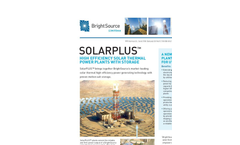 S0LARPLUS Storage Facts  Brochure
