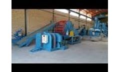 Complete Tire Recycling Rubber Powder Plant PLC Video