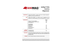 AniMag - Model 30/100 - Feed Grade Magnesium Oxid Prilled Brochure