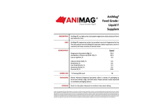 AniMag - Model LFS - Feed Grade MgO for Liquid Feed Supplements Brochure