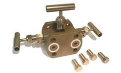 TECVAL - Model MBT-2.3DA - 2-Way 3-Valve Transmitter Direct Coupling Manifold