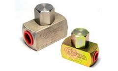 TECVAL - Model VR-01 - Poppet Check Valve (FxF)