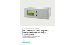 Ultramat 23 Gas Analyzer – Unique Solution for Biogas Applications - Brochure