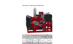 DeTech - Fire-fighting Pump Set - Specification Sheet