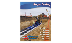 Auger Boring Machines - Brochure