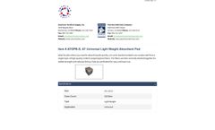 American-Textile - Model ATGPB-S, AT - Universal Light Weight Absorbent Pad - Brochure