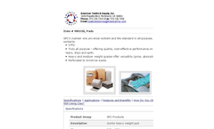 MRO50 MRO/Universal All Purpose Sorbent Pads Brochure