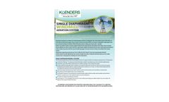 Galvanized - Single Diaphragm Windmill Aeration System - Brochure
