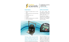 Surface Activity Monitor Brochure