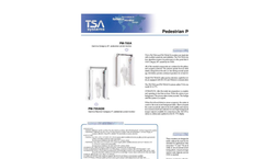 PM-700AG / PM-700AGN Pedestrian Radiation Portal Monitors Brochure