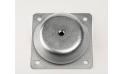 SUCON - Bell Shaped Anti Vibration Mount With Square Based Threaded Nut