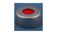 dot-red - Cap Crimp Alum Blue 11mm PTFE/nat Rubber