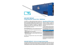 DEVISE HIGH RATE BioPlant: Packaged Wastewater Treatment Plants - BIOMAX Type - Brochure