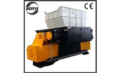 SOYU - heavy duty single shaft shredder