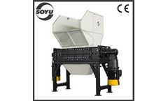 SOYU - Model SYU33120 - Two Shaft Shredder, Rotor Shear, Double Shaft Waste Shredder