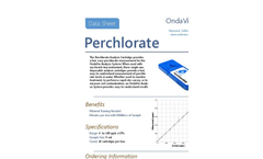 OndaVia - OV-PP-B001 - Perchlorate (ClO4) Analysis Cartridge Brochure