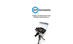 D&P - 102 - Hand Portable FT-IR Spectrometer - Instruction Manual