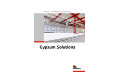 Grenzebach - Gypsum Plasterboard Plant Brochure