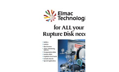 Elmac Technologies - Bursting Discs - Selection Guide
