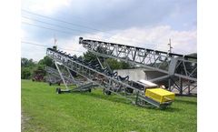 GCS - Model 36x100 - Pit Portable Radial Stacking Conveyor