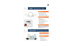 Horizon RizonSDI - Membrane Filter Roll - Brochure