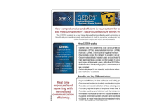 S&W Technologies - Environmental Monitoring Software for Radiation - Brochure