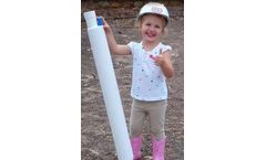 Brumby Pumps - Model XS1 - Small Child Installs Submersible Pump