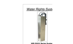 ECE Water Rights - Model WR UV/03 - Advanced Oxidation for Wastewater Treatment System - Brochure