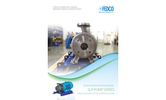 FEDCO - Model SLP - High Efficiency, Single Stage, Close Coupled Centrifugal Pump - Brochure