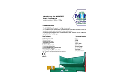 MHM - Model 500 - Medium to High Volume Plastic Baler  - Brochure