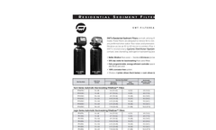 SWT FilterEase - Residential Sediment Filters Datasheet