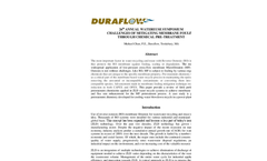 Challenges of Mitigating Membrane Fouling Brochure