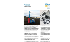 Geomil - Model Manta-200 - Seabed Cone Penetration Testing System (CPT)- Brochure