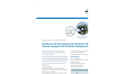 Transformer Oil Gas Analysis with the Bruker TOGA Analyzer equipped with the Bruker Headspace Sampler 