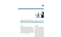 Quantitative Analysis of Chloramphenicol in Milk using EVOQ™ Qube Triple Quadrupole Mass Spectrometer