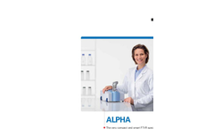 Bruker - Model ALPHA - FT-IR Routine Spectrometers - Brochure