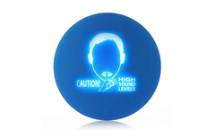 Pulsar - Model SafeEar - Noise-Activated Warning Sign - Caution High Sound Levels