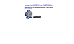 Model EPL-BS-70LED-100 - Portable Explosion Proof LED Light Brochure