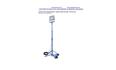 Model EPL-TP-1x150LED-100 - Explosion Proof Quadpod Mount LED Light Tower Brochure