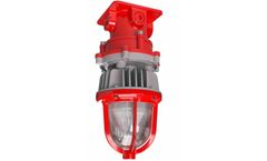 Larson Electronics - Model EPL-MJ-15W-LED-C-R-1227-CM - 15W Explosion Proof Colored LED Indicator Light