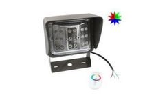 Larson - Model LEDWP-600-RGB - Color Changing LED Wall Pack Light