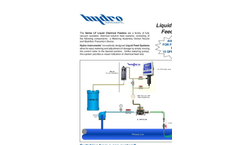 Liquid Chemical Feed Systems- Brochure