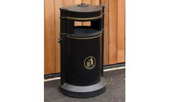 Maelor Trafflex - Model BXMT/444/G - 90 Litre Round High Security Litter Bin