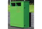 Derby - Model Double E - BX45G 2596-D-RC-E - Slimline Recycling Bin